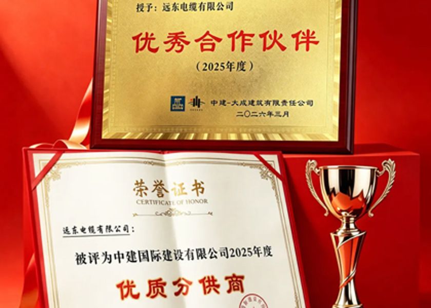 双奖加冕｜jinnianhui官网电缆荣获中建国际、中建-大成年度合作伙伴